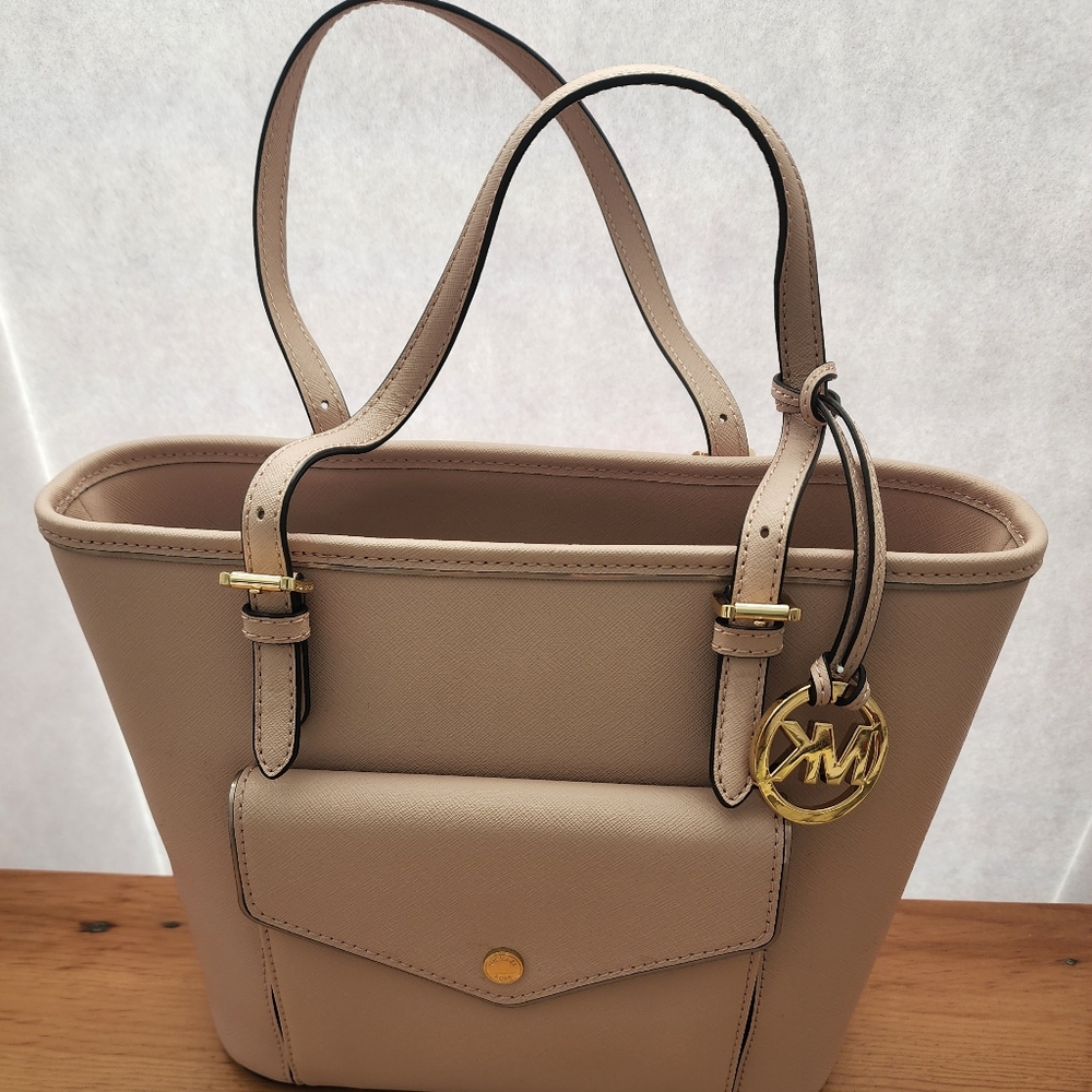 Michael Kors Beige Tote Bag